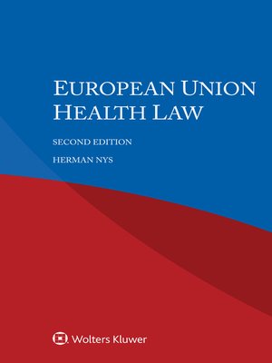 cover image of European Union Health Law